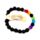 Mineralien Schmuck Chakra-Armband mit Lavastein-Perlen & Edelsteinen