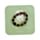 Edelstein Ring mit runden Perlen