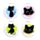 Lucky the Black Cat Katze Taschenspiegel