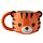 Adoramals Wild Wildtiere Tigerkopf Keramikbecher