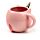 Enchanted Rainbows Unicorn Einhorn Kopf Keramikbecher - Pink