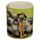 Shaun das Schaf Grüner Porzellanbecher