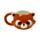 Adoramals Wild Wildtiere Roter Panda Katzenbär Kopf Keramikbecher