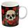 Skulls & Roses Totenkopf & Rosen Porzellanbecher