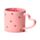 Amore Herzen Porzellanbecher mit Griff in Herzform