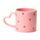 Amore Herzen Porzellanbecher mit Griff in Herzform