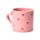 Amore Herzen Porzellanbecher mit Griff in Herzform