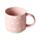 Pinke Herzen Steingutbecher
