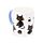 Lucky the Black Cat Katze Porzellanbecher