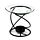 Eden Duftlampe Metallspirale mit Glasaufsatz