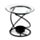 Eden Duftlampe Metallspirale mit Glasaufsatz