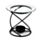 Eden Duftlampe Metallspirale mit Glasaufsatz
