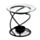Eden Duftlampe Metallspirale mit Glasaufsatz