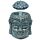 Brucheffekt Thai Buddha Kopf Duftlampe aus Keramik