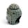 Brucheffekt Thai Buddha Kopf Duftlampe aus Keramik