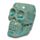 Eden Totenkopf kleine Duftlampe aus Keramik 