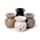 Eden Burner kleine Duftlampe mit Steineffekt und Blumen Cutout