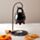 Schwarzer Kessel hängende Duftlampe mit Ständer
