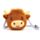 Highland Coo Kuh Plüsch-Umhängetasche