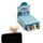 Adoramals Axolotl, Faultier, Wasserschwein & Katze selbstklebender 3D-PVC- Handy-Minifigur