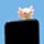 Adoramals Axolotl, Faultier, Wasserschwein & Katze selbstklebender 3D-PVC- Handy-Minifigur