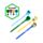 Minecraft Chibi Radierbarer Kugelschreiber mit Minecraft-Silikon-Topper 4er-Set