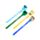 Minecraft Chibi Radierbarer Kugelschreiber mit Minecraft-Silikon-Topper 4er-Set