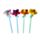 Mum Muttertag Fineliner Kugelschreiber mit Stoffblumen-Topper