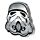 The Original Stormtrooper Helm Emaille-Anstecknadel Pin