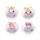 Adoramals Unicorn Einhorn Mini Plüsch Geldbörse