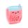Foodiemals Bubble Tea Mini Plüsch Geldbörse