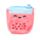 Foodiemals Bubble Tea Mini Plüsch Geldbörse