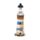 Strand-Souvenir - Leuchtturm Figur mit Muscheln und LED-Licht