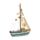 Strand-Souvenir - Segelschiff mit Muscheln