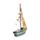 Strand-Souvenir - Segelschiff mit Muscheln