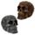 Muttern und Schrauben Totenkopf Deko
