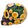 Day of the Dead Tag der Toten Totenkopf mit Blumenmotiv