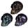 Kleiner schillernder Totenkopf