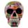 Regenbogen Marmoreffekt Totenkopf Ornament
