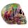 Regenbogen Marmoreffekt Totenkopf Ornament