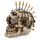 Steam Punk Totenkopf mit Bullet Mohican
