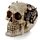 Steam Punk Totenkopf mit Rädchen und Zahnrädern