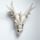 Drache Totenkopf Deko mit metallischen Details