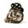 Steampunk Totenkopf mit Zahnrädern und Federn