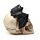 Gruseliger Totenkopf mit Fledermaus Ornament