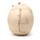 Gruseliger Totenkopf mit Skelettklauenhand Ornament