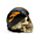 Totenkopf mit Biker-Bandana 