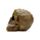 Totenkopf mit Krokodilhaut-Effekt