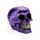 Totenkopf mit metallischen Drachenschuppen