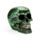 Totenkopf mit metallischen Drachenschuppen